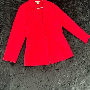 Women's Red Blazer